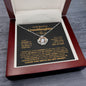 To My Granddaughter Crown Necklace