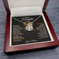 To My Daughter Crown Necklace