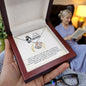 To My Queen Crown Necklace for Wife or Girlfriend