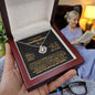 To My Granddaughter Crown Necklace