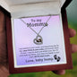 Mommy To Be 925 Sterling Silver Rose Gold Baby Feet Necklace