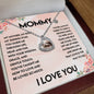 to-my mother hope Mommy To Be 925 Sterling Silver Rose Gold Baby Feet Necklace gfit_artwork_original_artwork