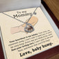 Mommy To Be 925 Sterling Silver Rose Gold Baby Feet Necklace