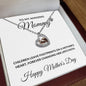 Mommy To Be 925 Sterling Silver Rose Gold Baby Feet Necklace