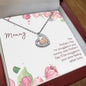 Mommy New Mom Baby Feet Necklace