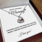 Mommy To Be 925 Sterling Silver Rose Gold Baby Feet Necklace