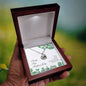 Happy First Mother's Day Baby Feet Necklace