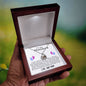 Mommy To Be 925 Sterling Silver Rose Gold Baby Feet Necklace