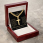 Personalized Husband Engraved Cross Necklace