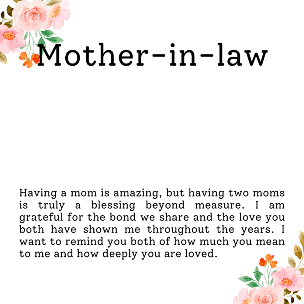 Mother in Law Heart Necklace & Rose Gift Set