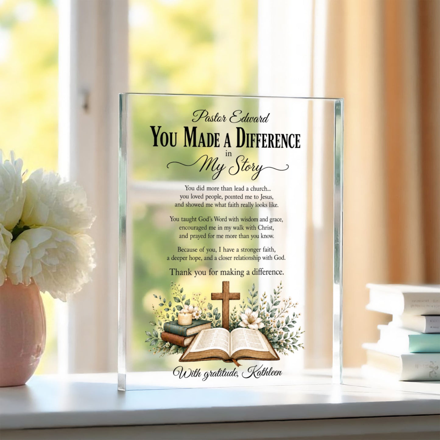 Pastor Thank You Appreciation Gift