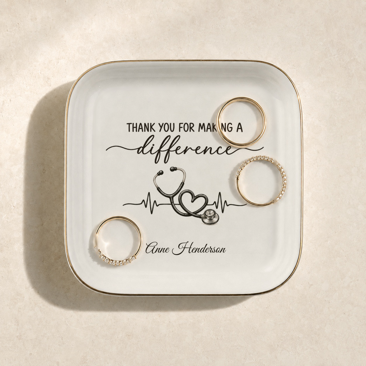 Jewelry Dish for Nurse Coworker