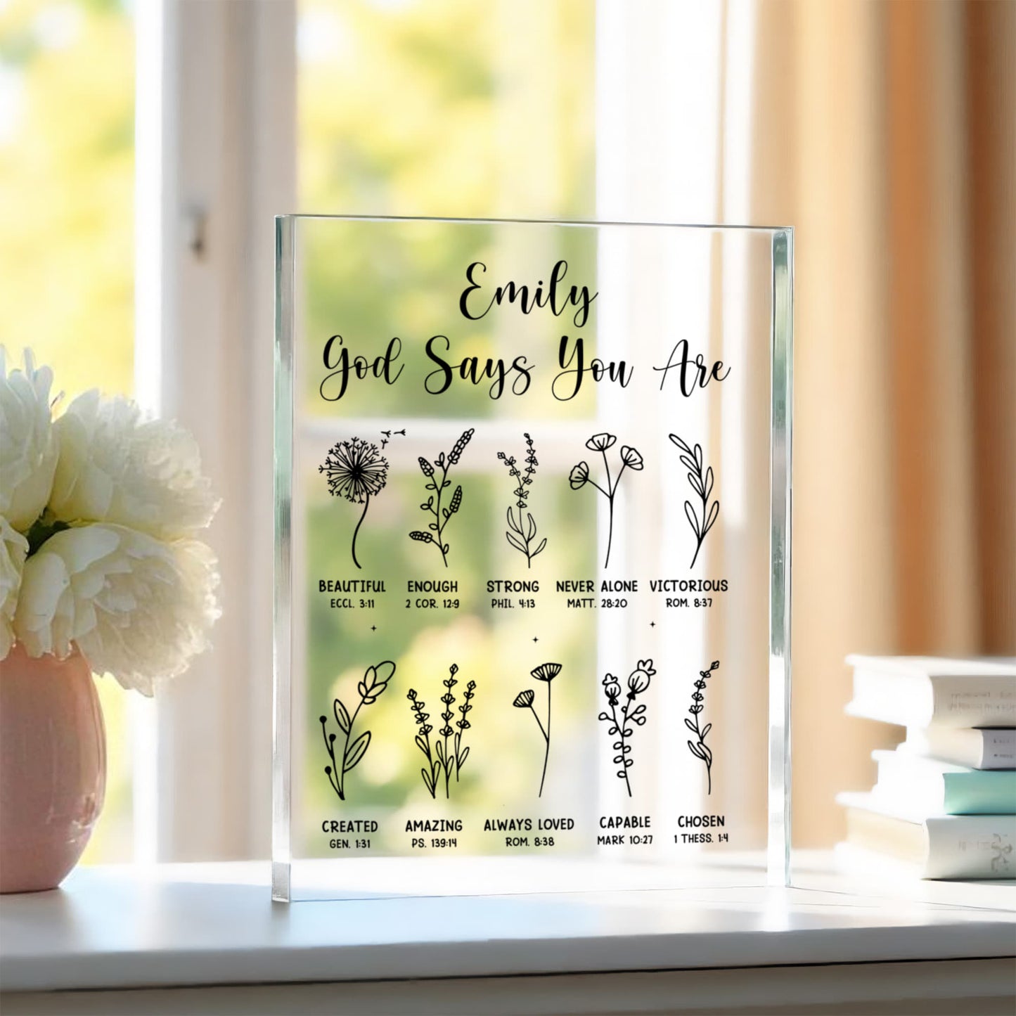 Personalized God Says You Are Plaque