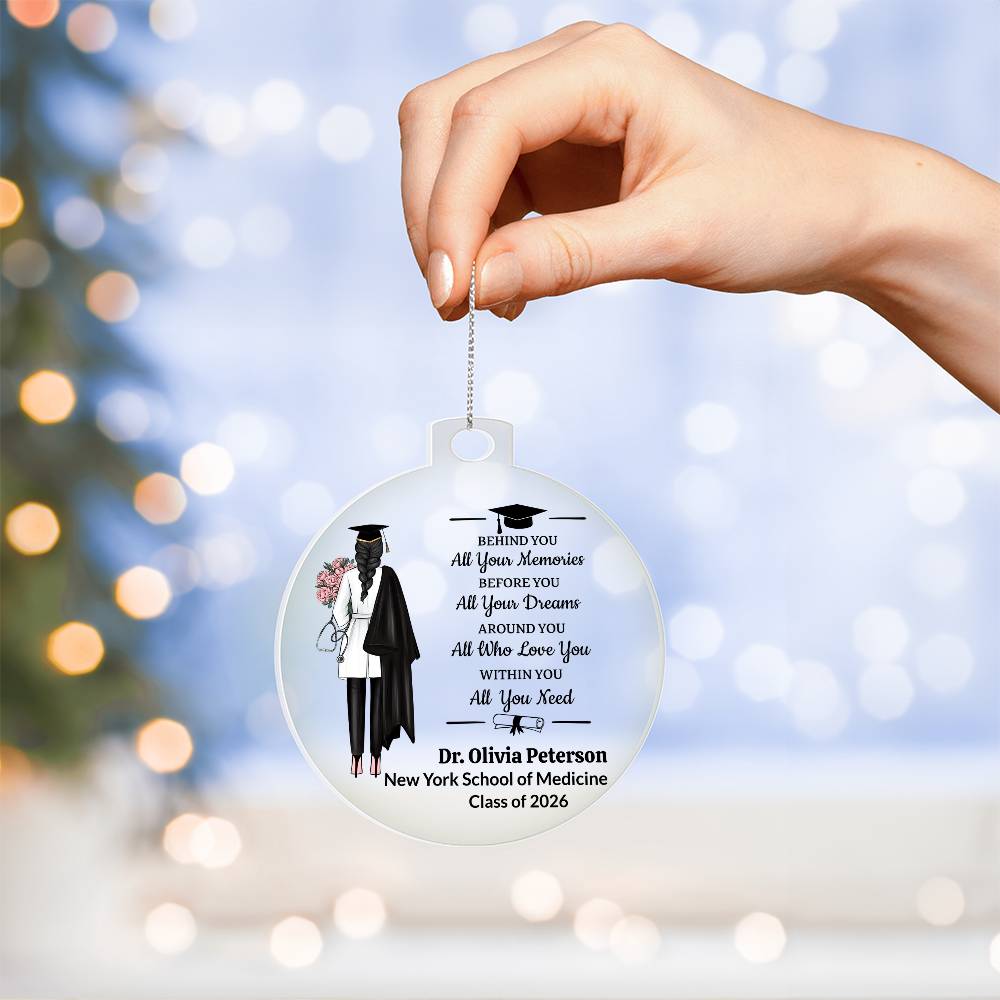 Medical School Graduation Acrylic Ornament