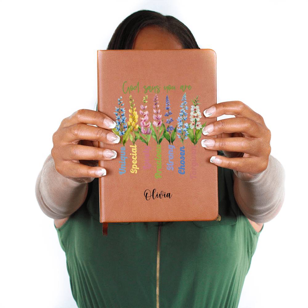 God Says You Are Floral Keepsake Journal