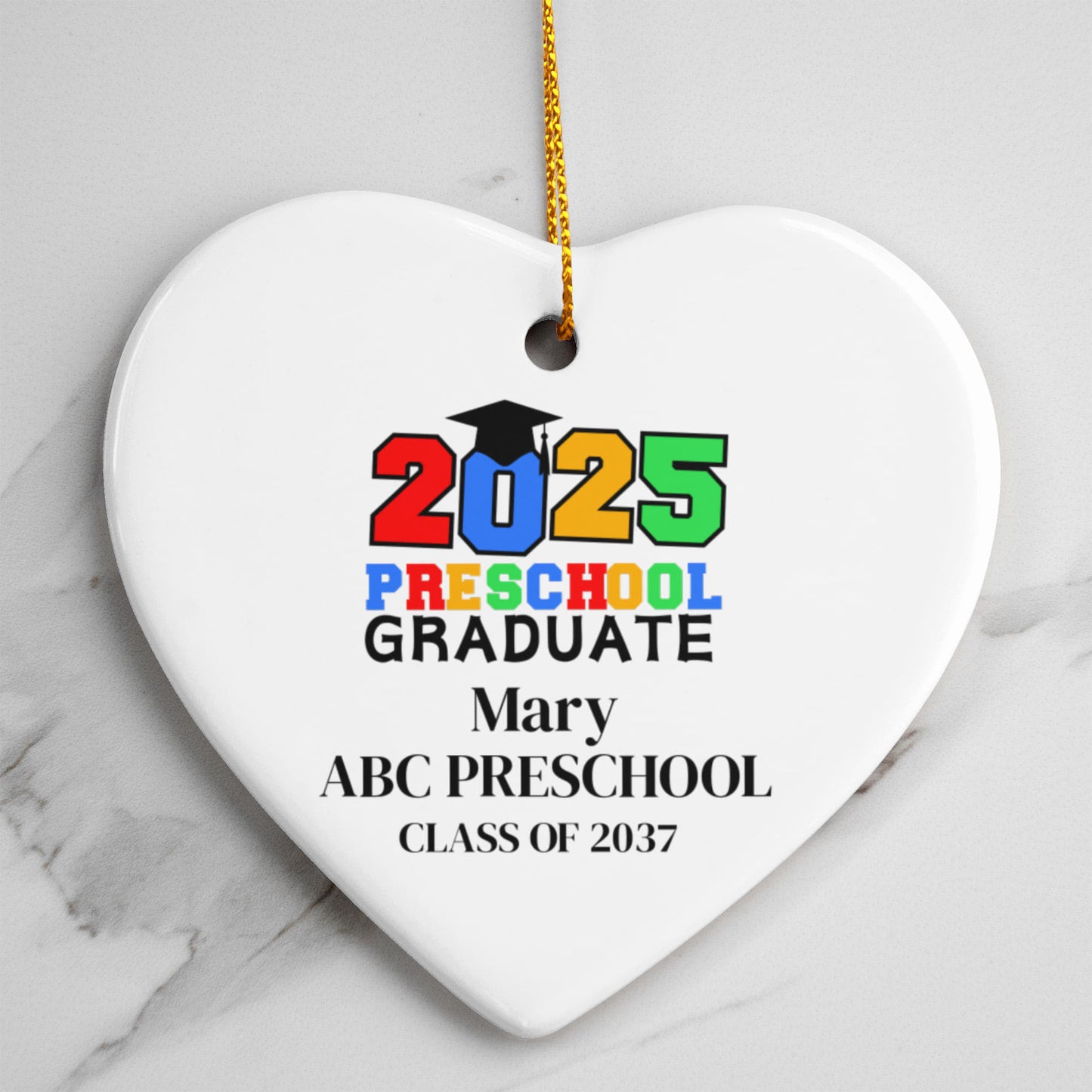 2025 Preschool Graduation Ornament