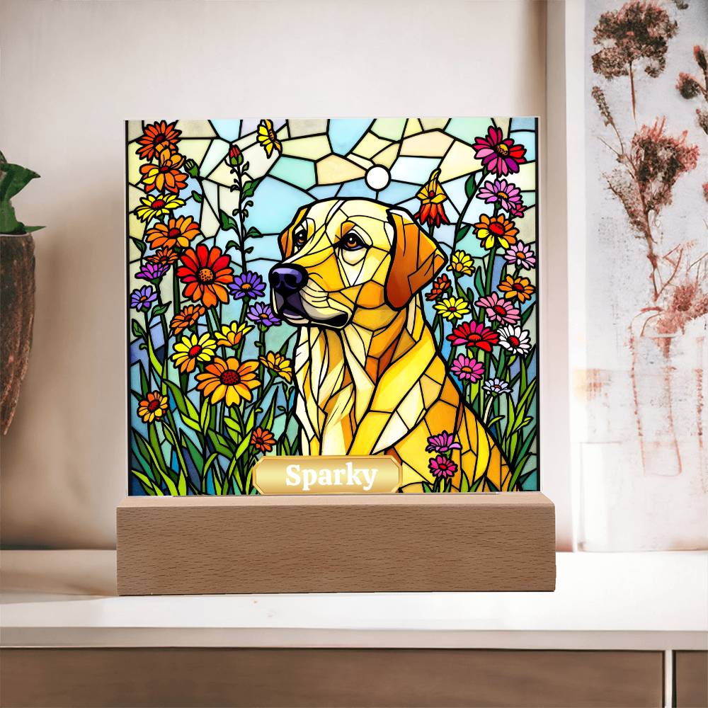 Labrador Retriever Lighted Plaque