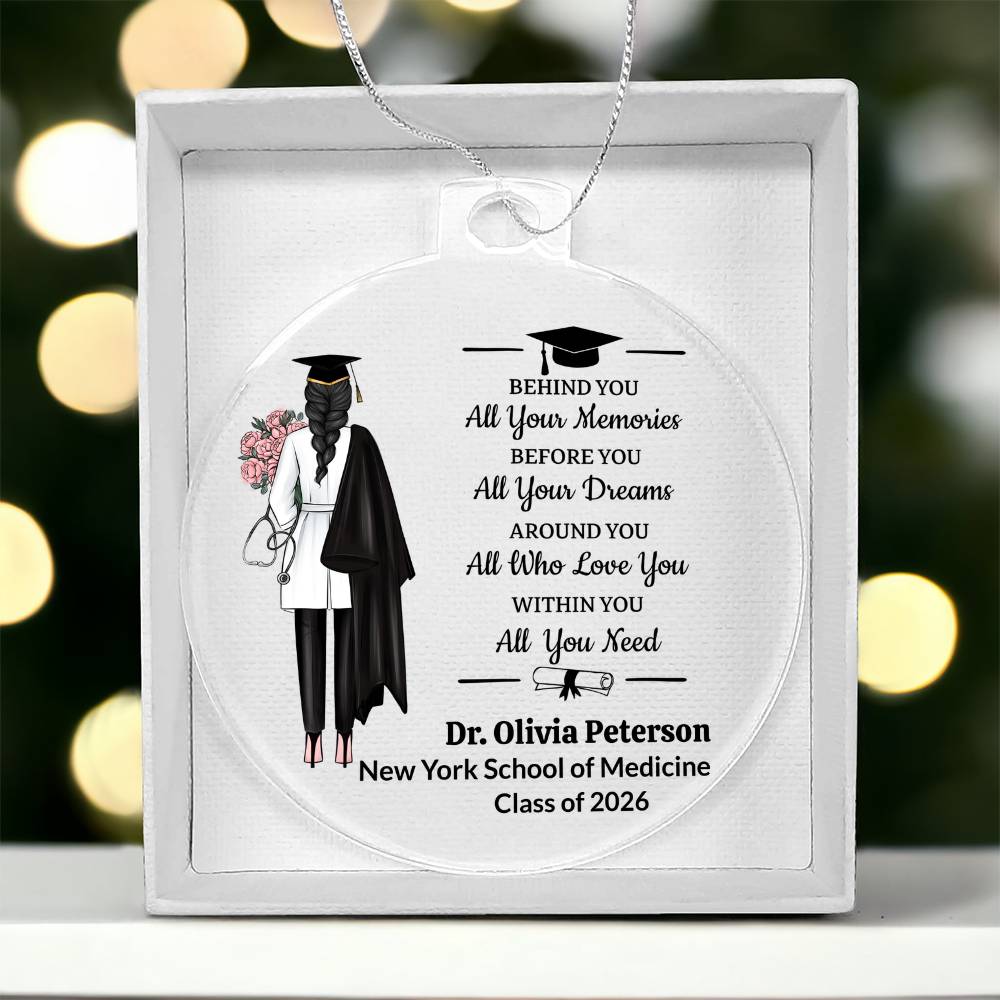 Medical School Graduation Acrylic Ornament