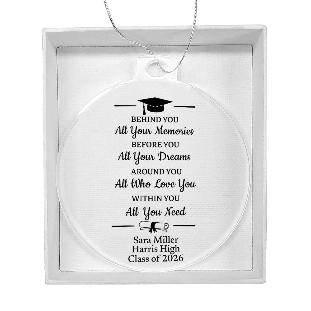 Senior Class of 2026 Acrylic Ornament Plaque