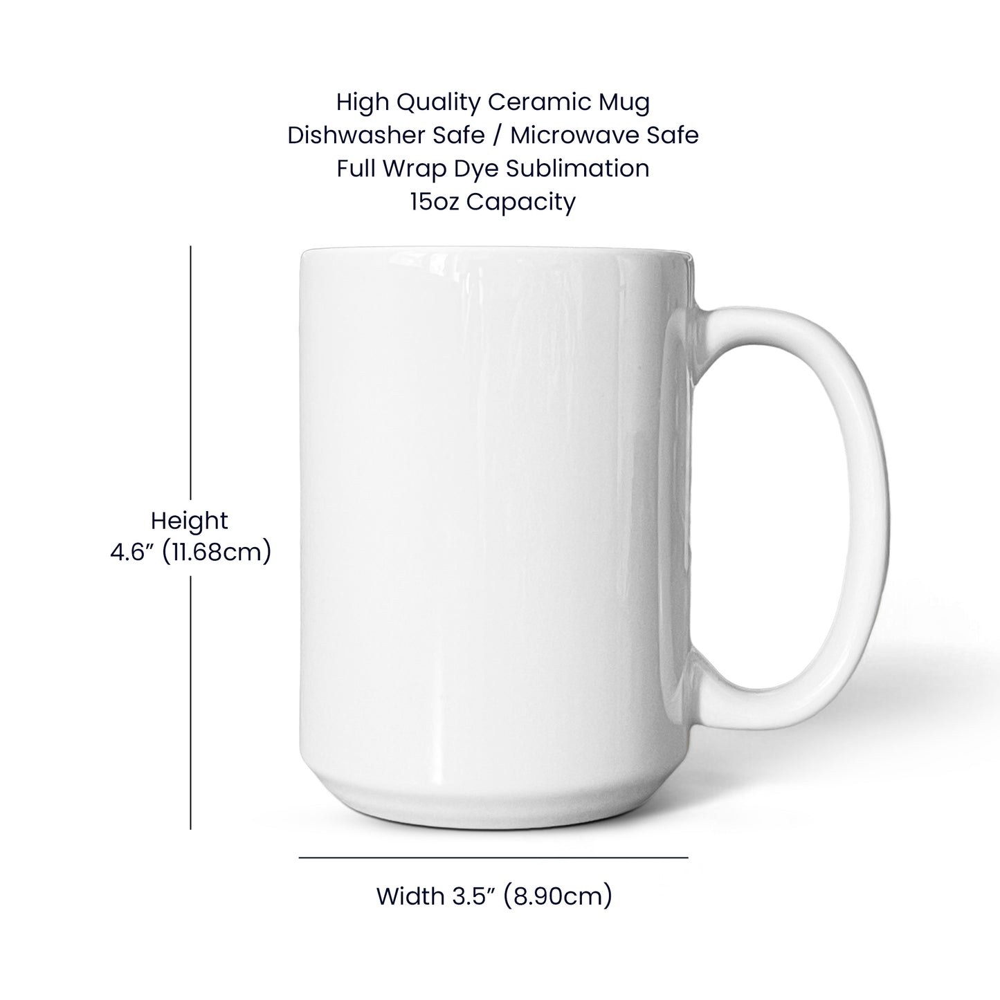 Personalized Dad White Ceramic Mug