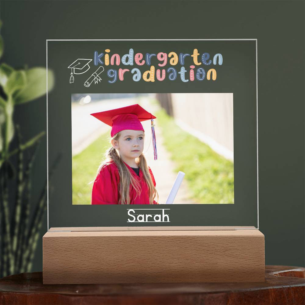 Personalized Kindergarten Graduation Photo Plaque Class of 2036