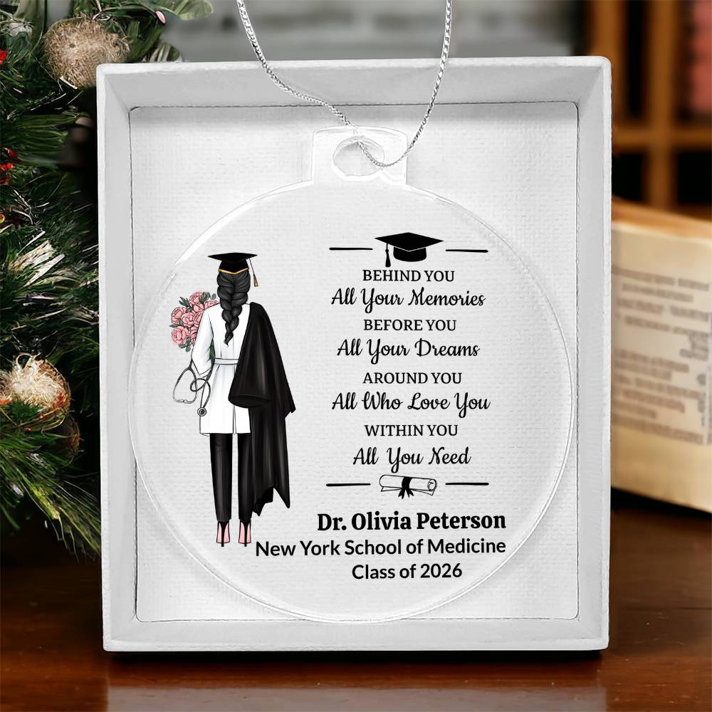 Medical School Graduation Acrylic Ornament