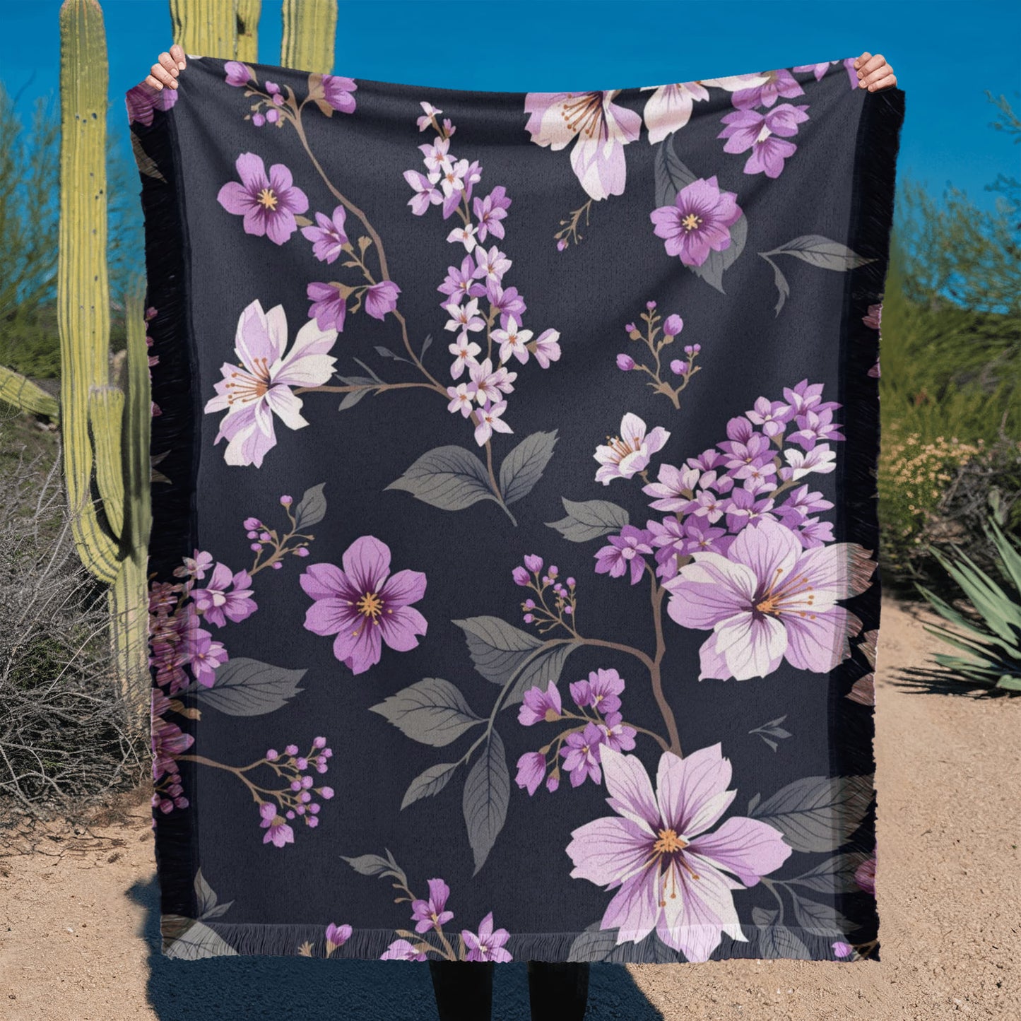 Printed Woven Blanket (Portrait) (API)