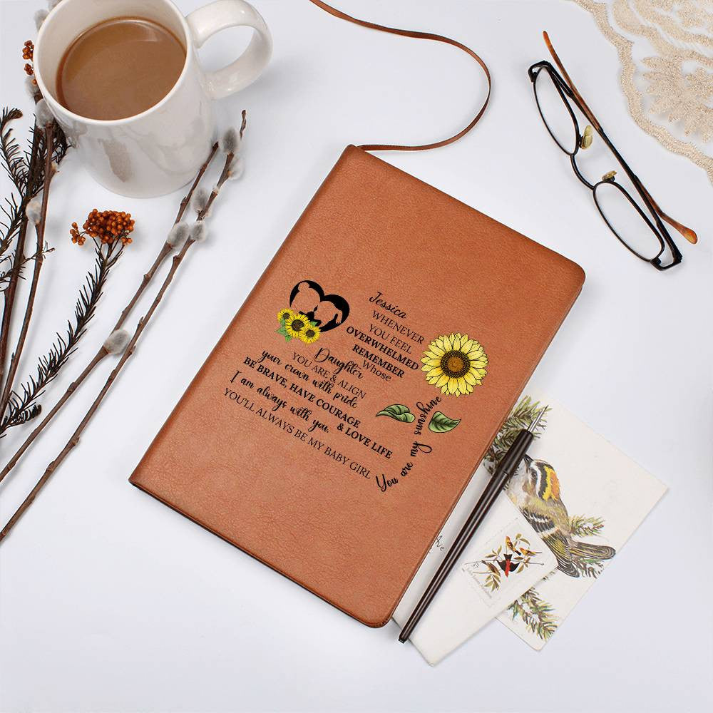Daughter Sunflower Keepsake Journal-[Heartfelt Family Gift]