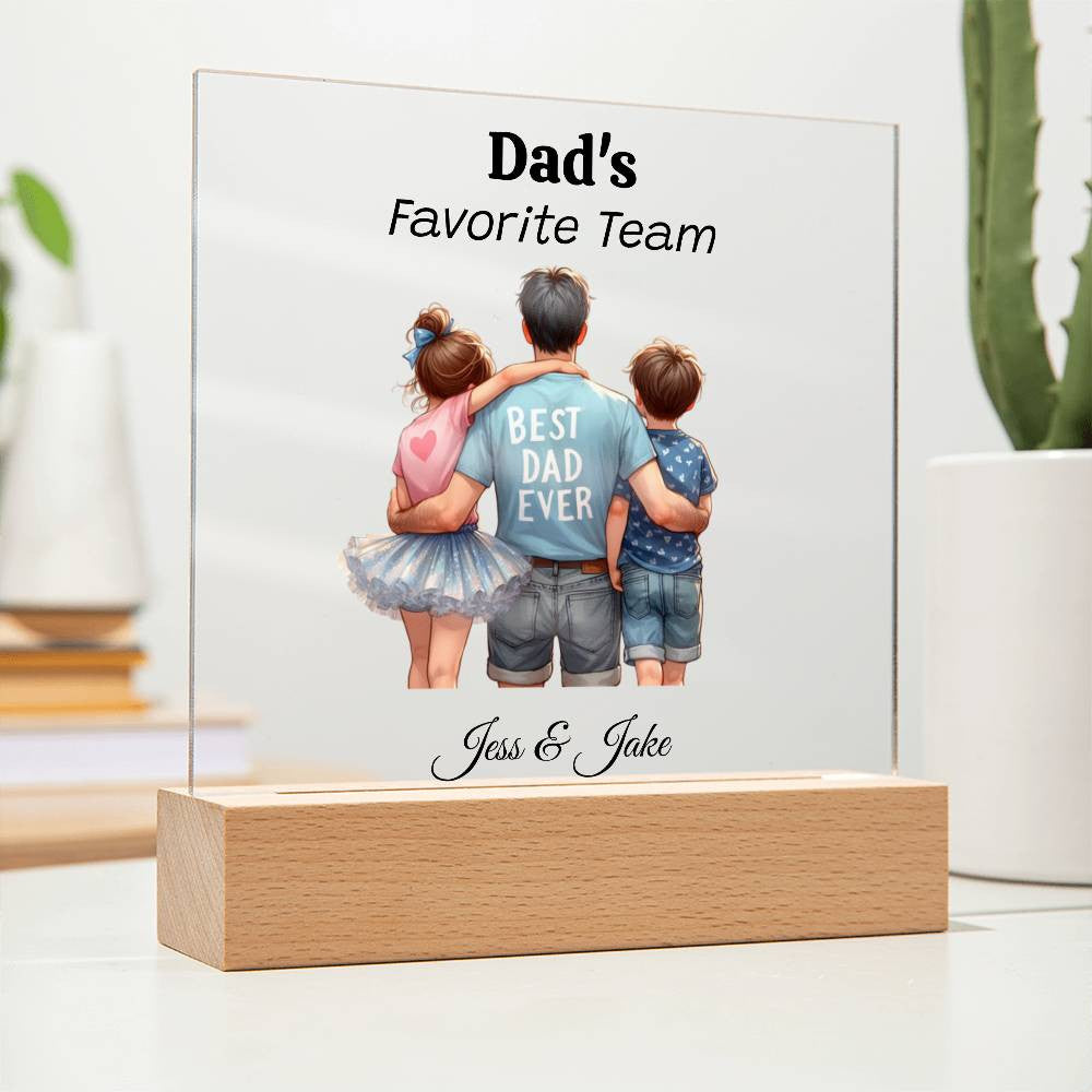 Custom Plaque for Dad Gift-[Heartfelt Family Gift]
