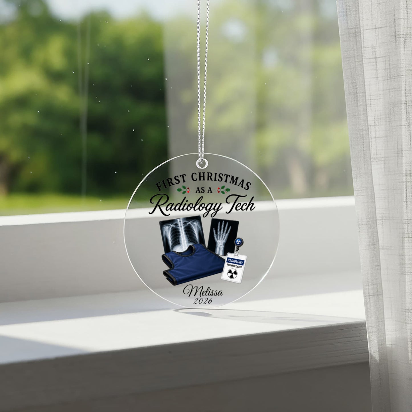 1st Christmas Radiology Tech Ornament