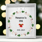 Promoted to Oma Acrylic Round Christmas Ornament-[Heartfelt Family Gift]