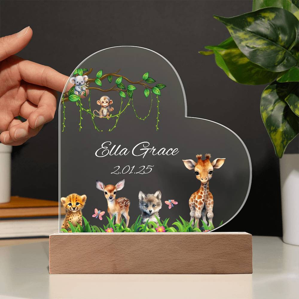 Childrens Woodland Animals Nightlight-[Heartfelt Family Gift]