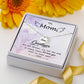 Mom Memorial Necklace -Goodbyes Arn't Forever-[Heartfelt Family Gift]