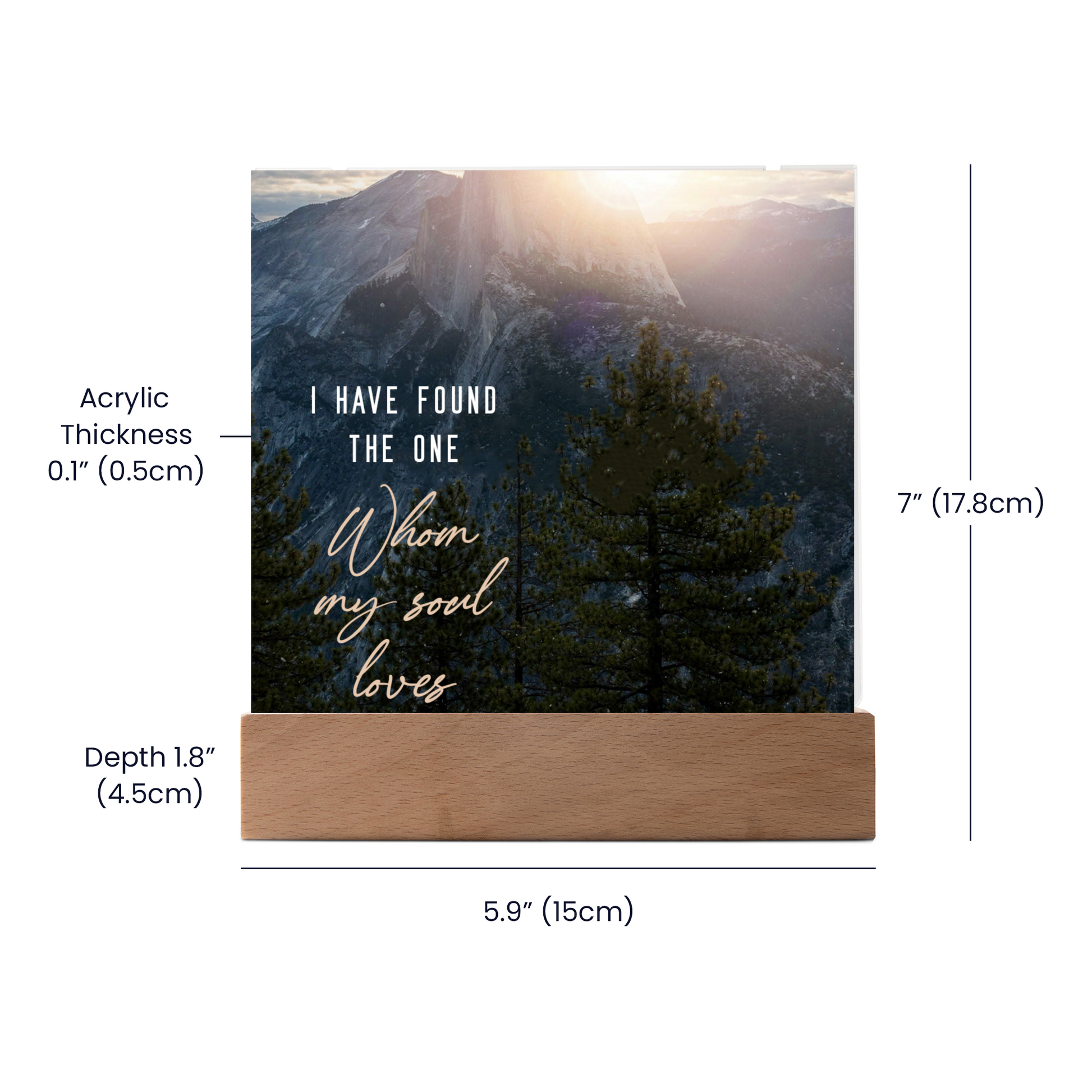 Faith Religious Plaque & Cross Gift Set-[Heartfelt Family Gift]
