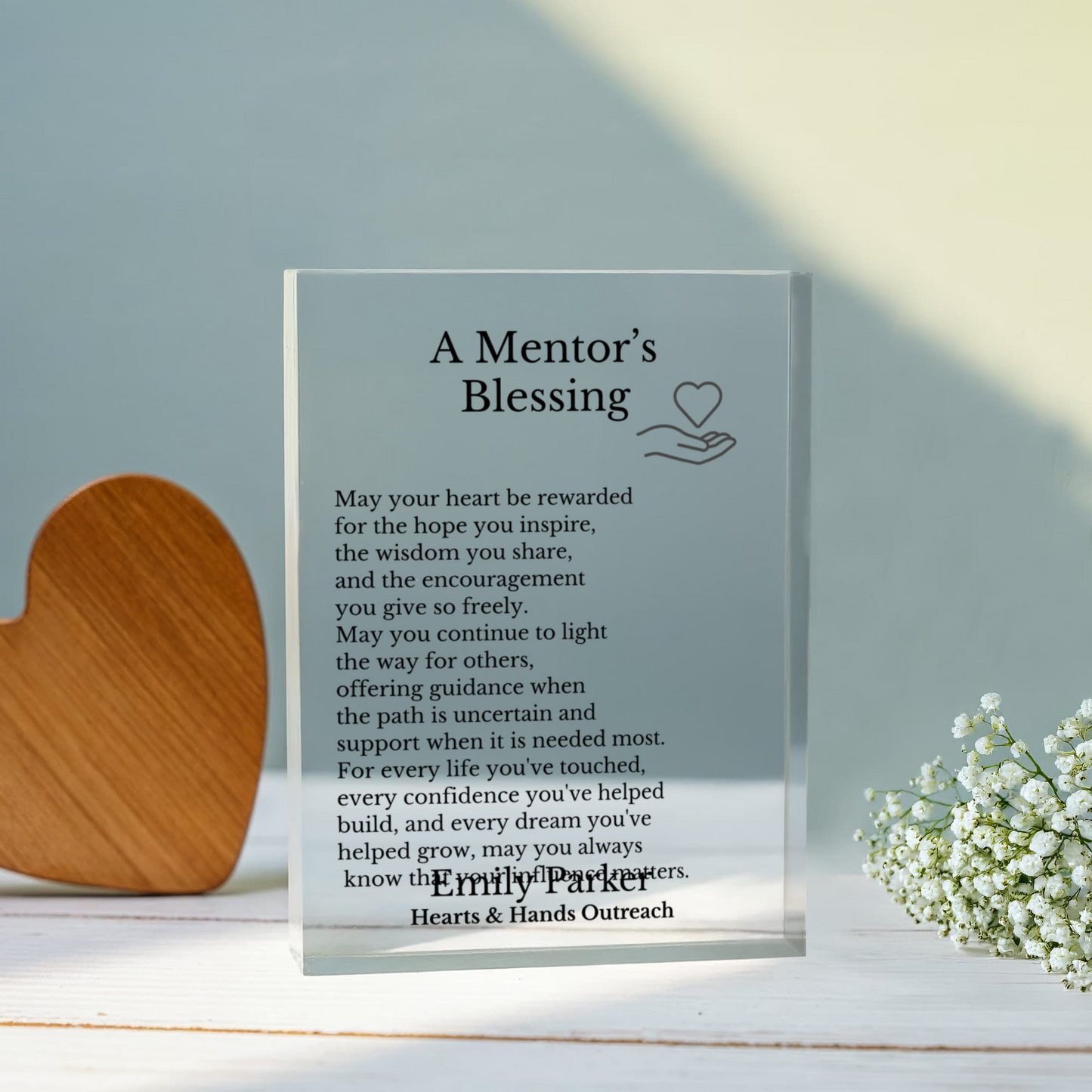 Mentor Appreciation Plaque Gift