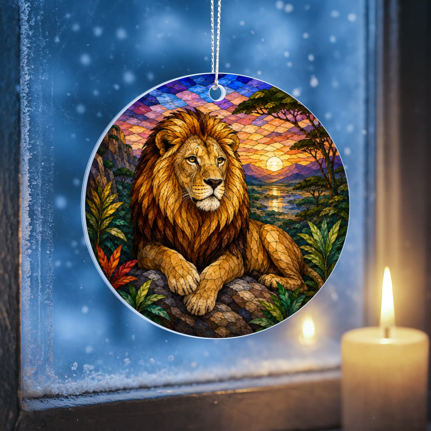 Jungle Animals Christmas Ornament