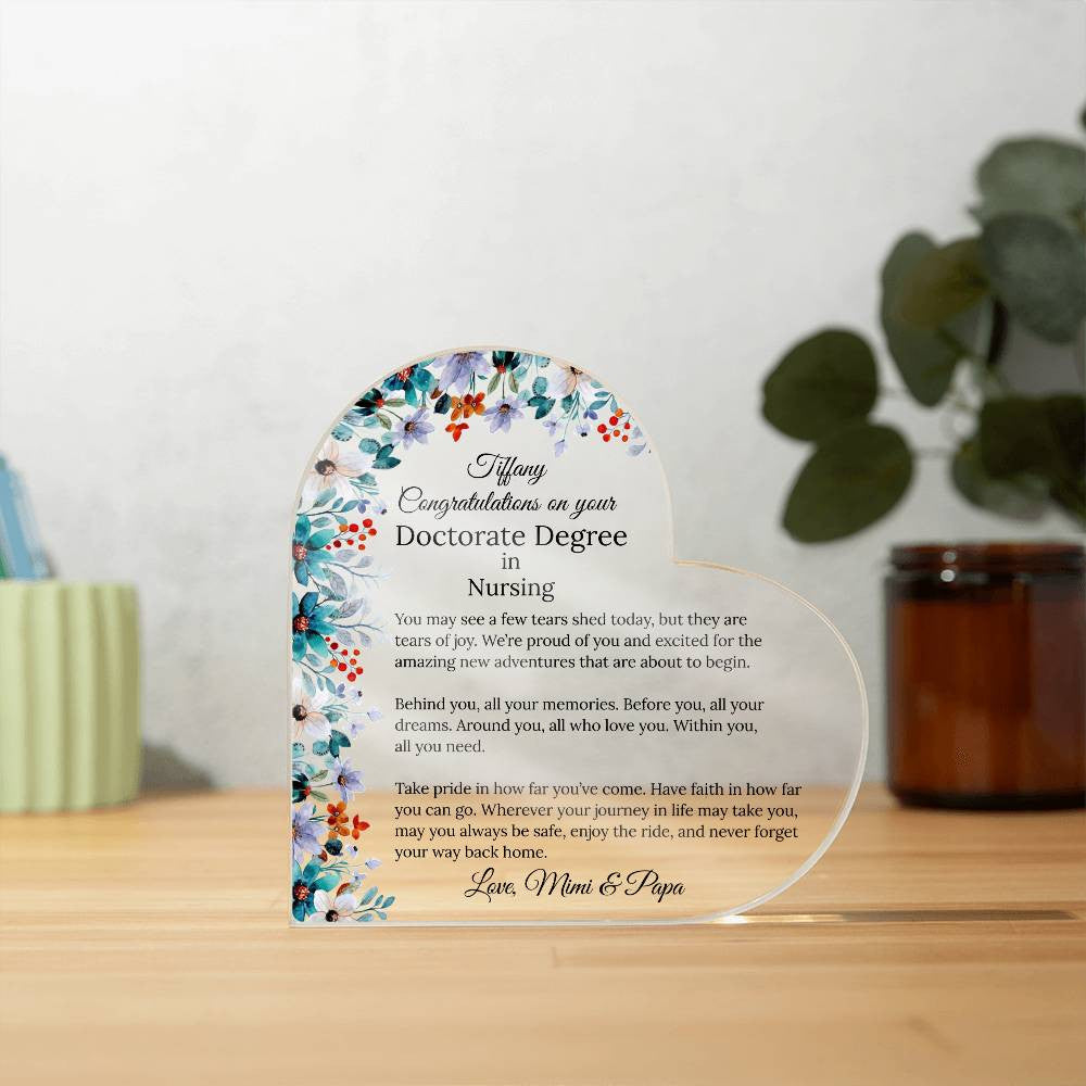 Personalized Doctorate Phd Graduation Gift
