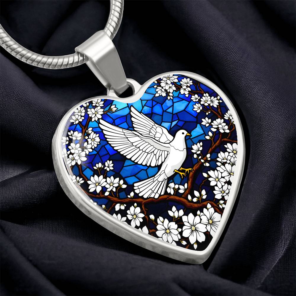 Personalized Dove Pendant Necklace