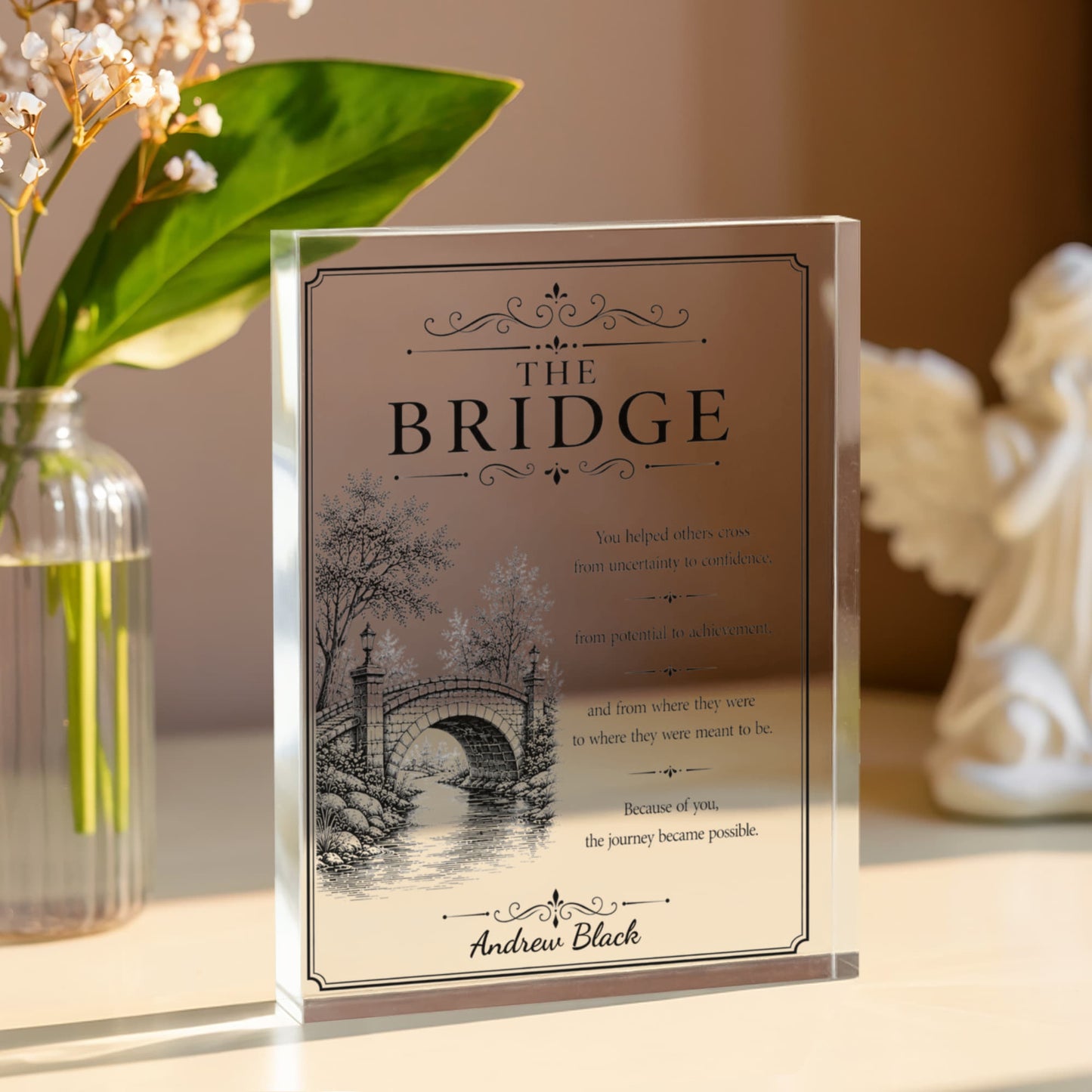 The Bridge Thank You Plaque Gift