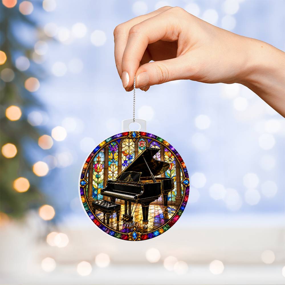Piano Christmas Ornament Gift