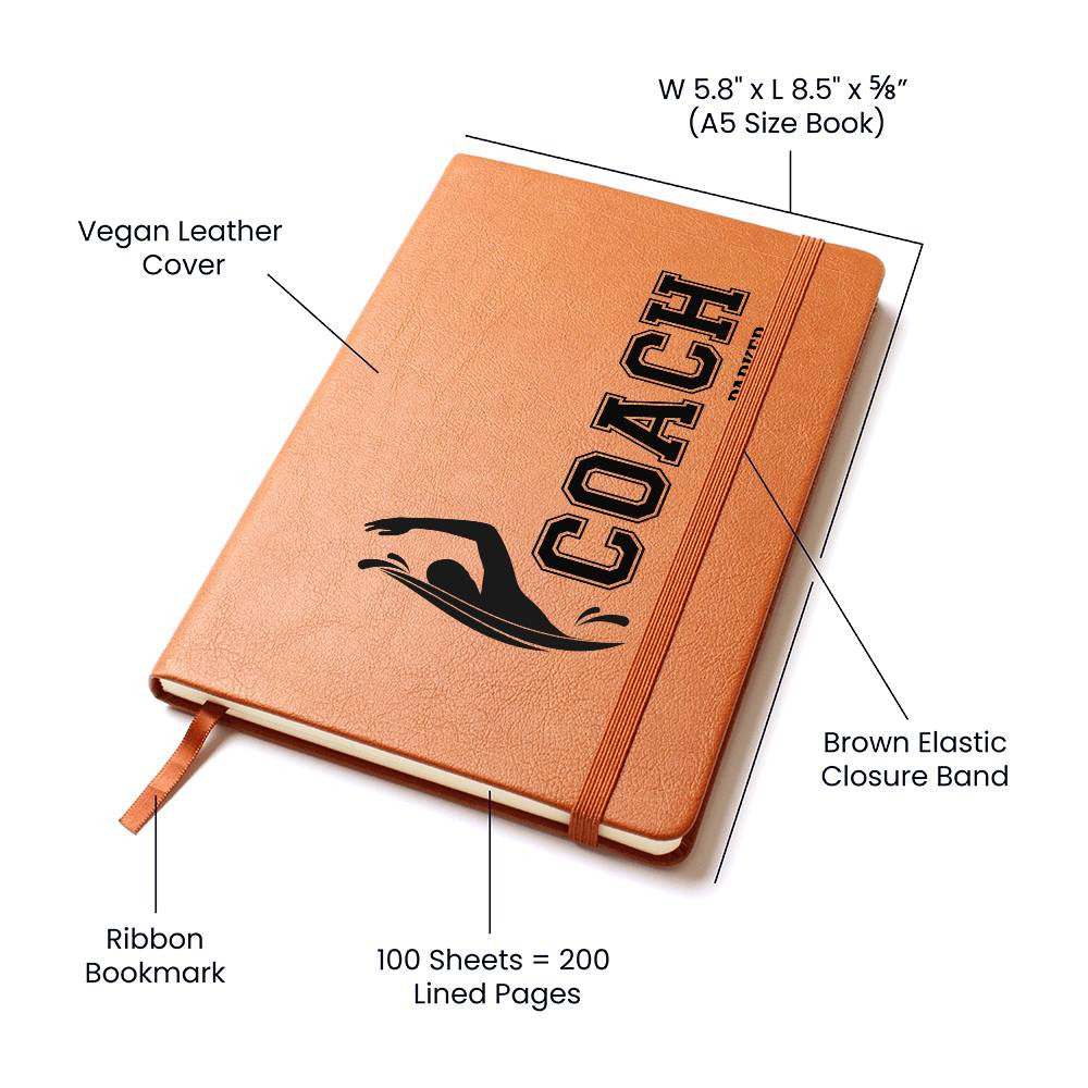 Personalized Swim Coach Journal-[Heartfelt Family Gift]
