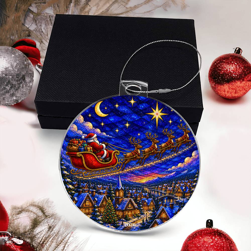 Santa Christmas Ornament