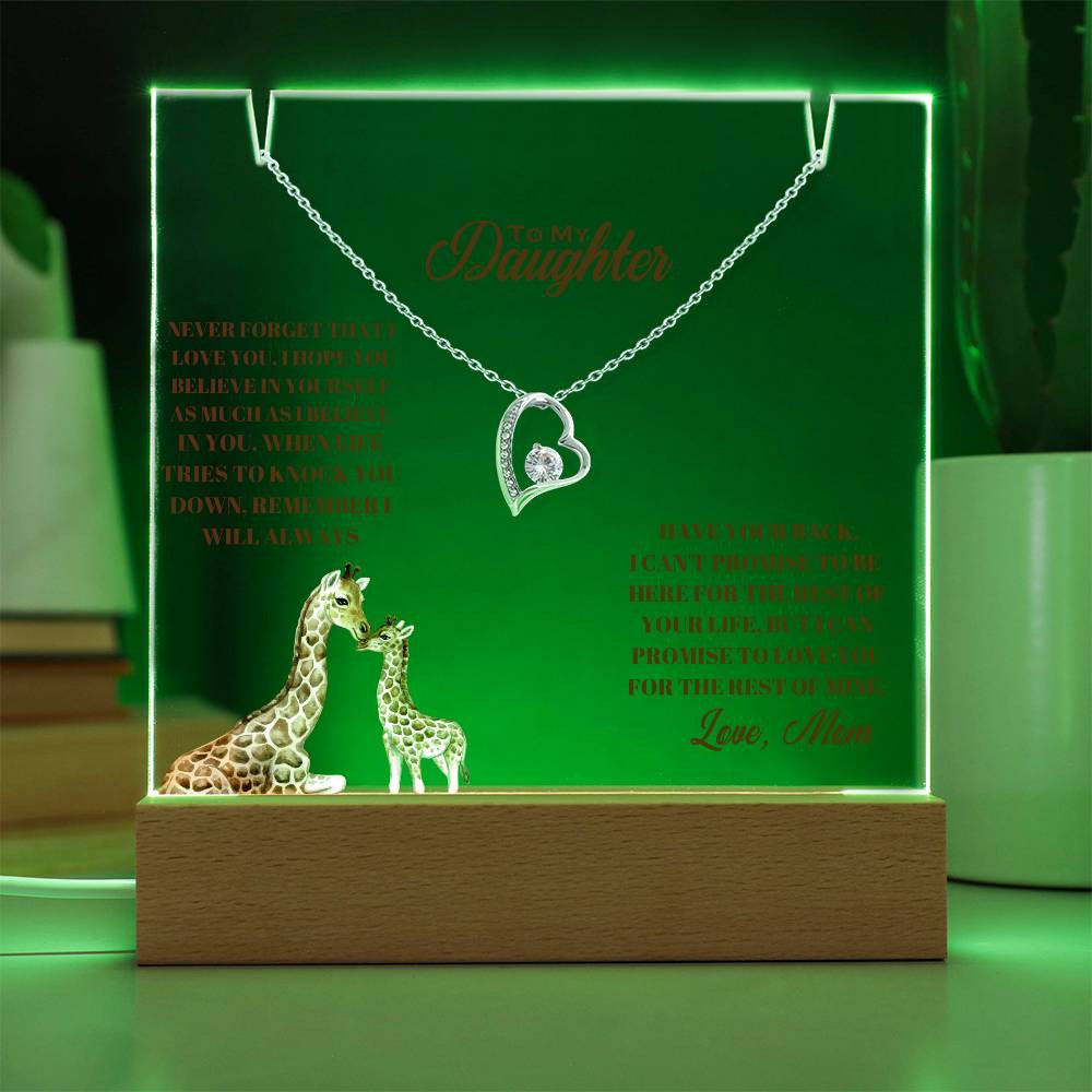 Daughter  Keepsake Acrylic Bundle (Love Knot)-[Heartfelt Family Gift]