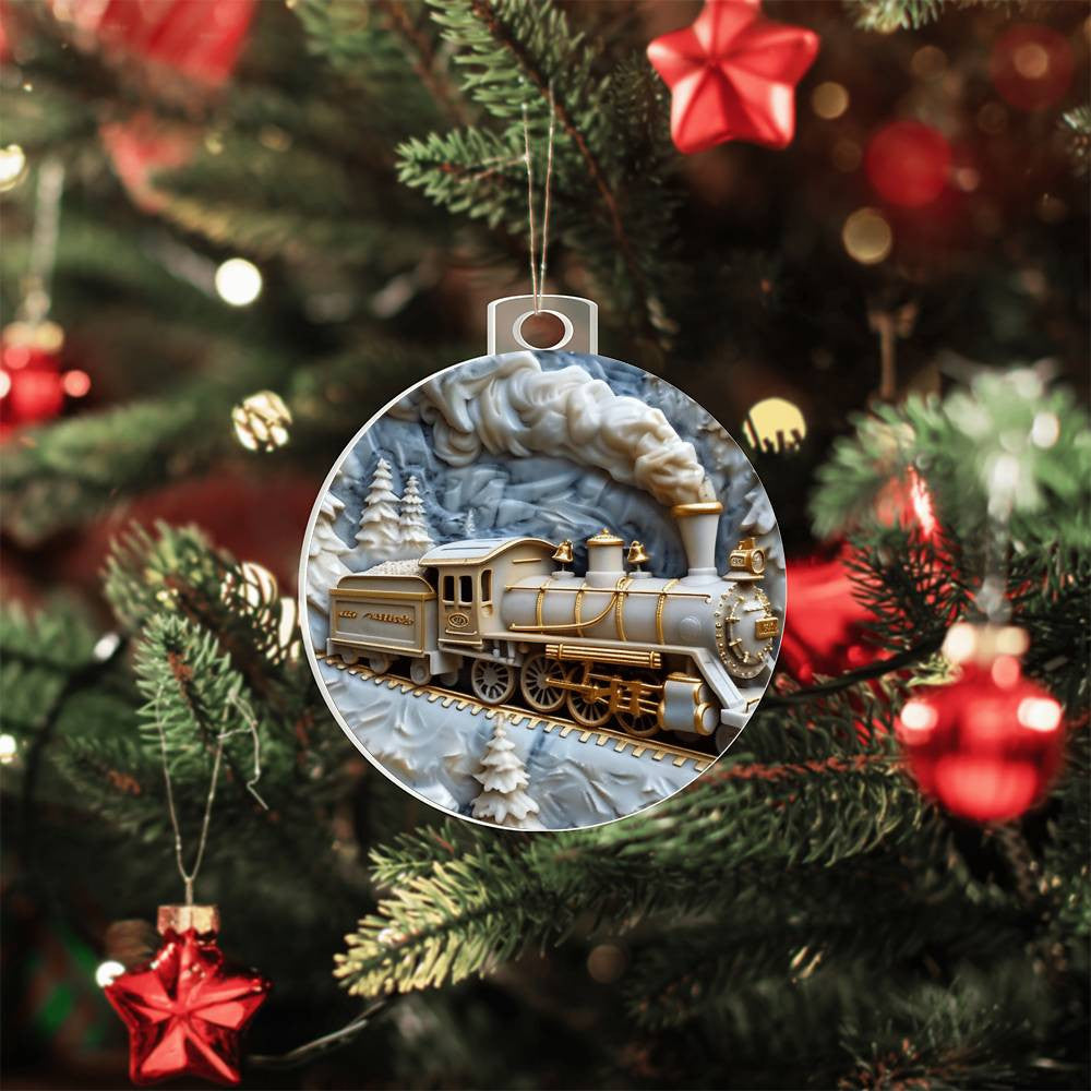 Acrylic Christmas Ornament-[Heartfelt Family Gift]