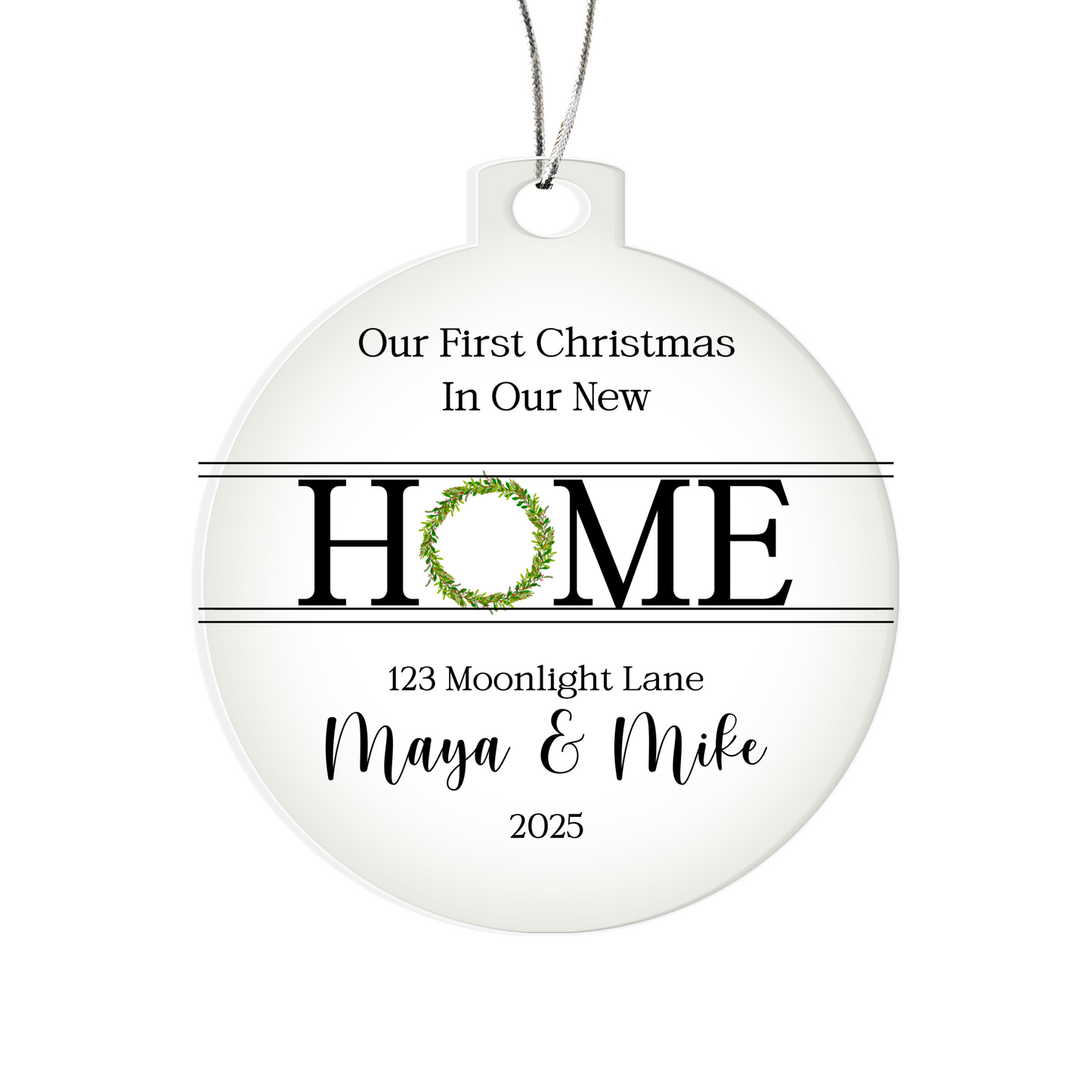 First Christmas in Our New Home Ornament