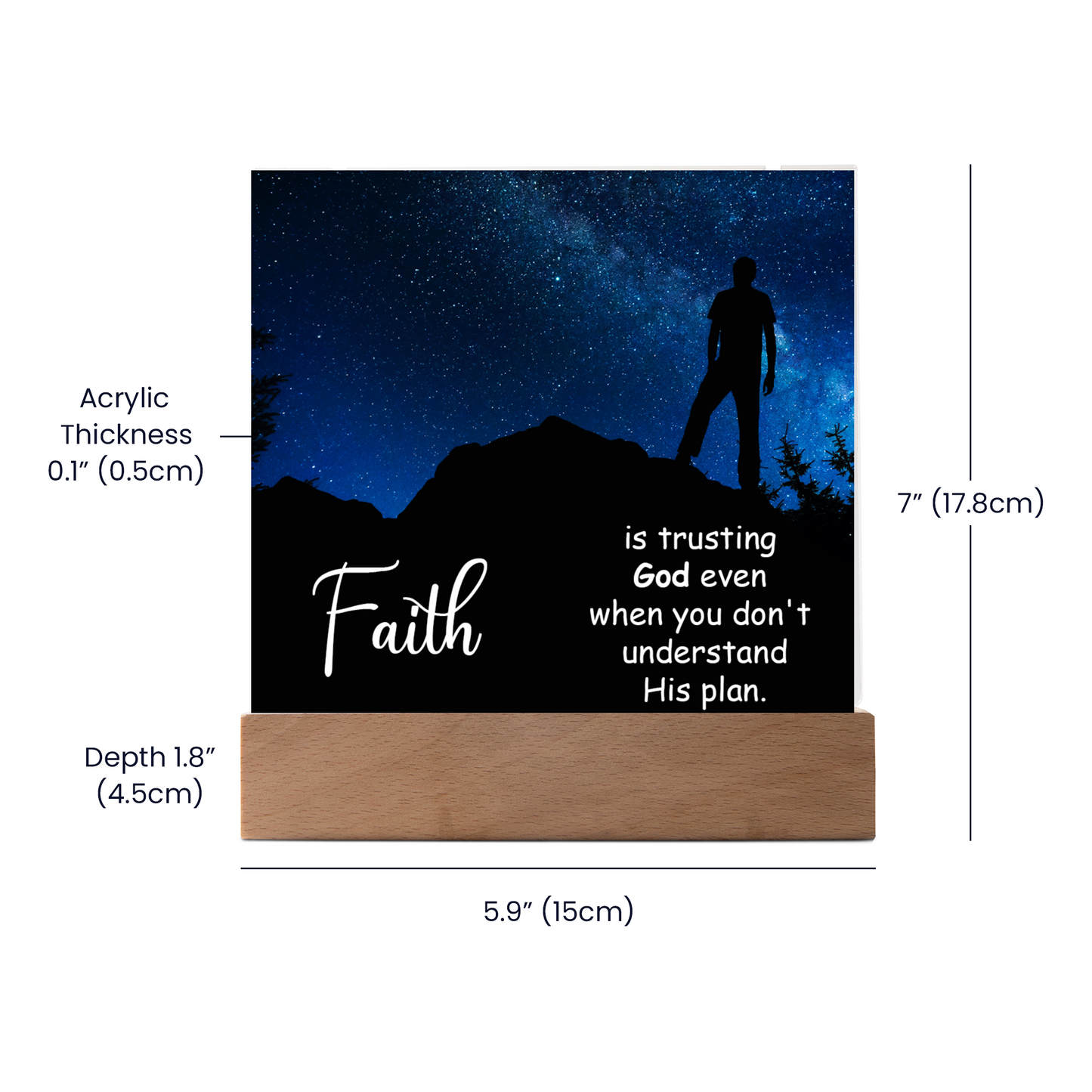Religious Plaque & Cross Gift Set-[Heartfelt Family Gift]