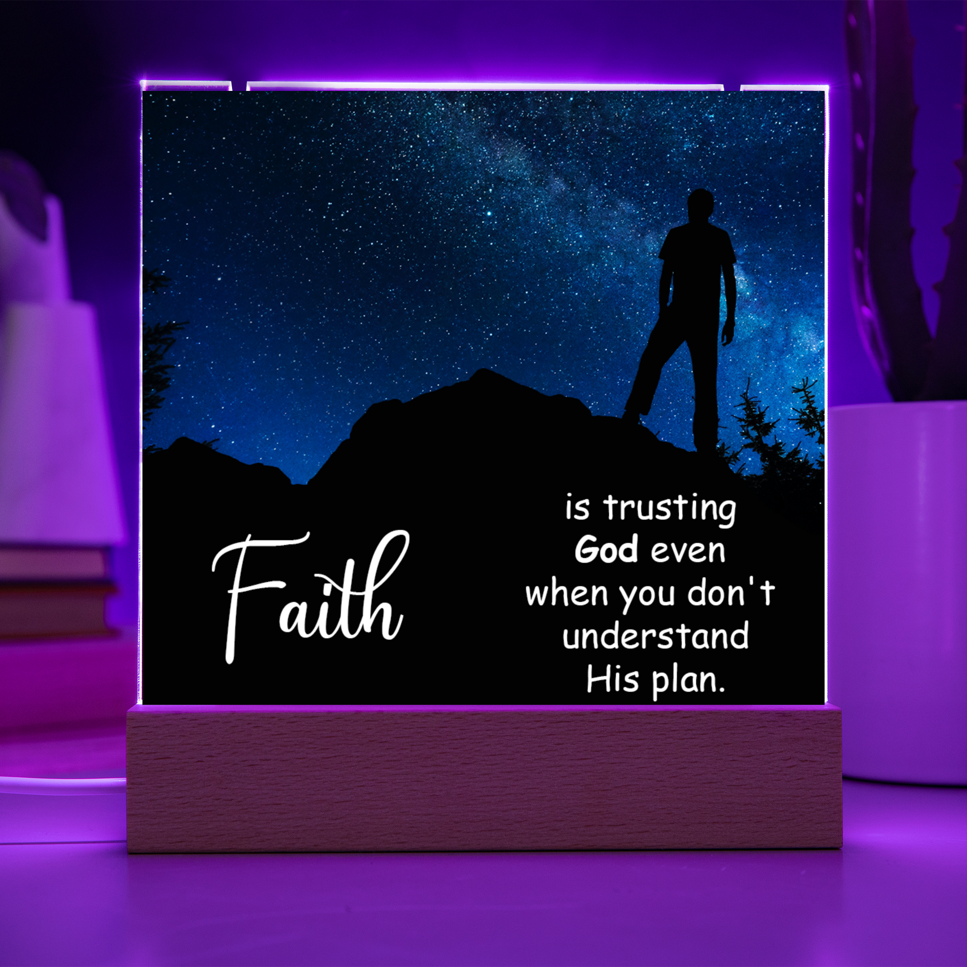 Religious Plaque & Cross Gift Set-[Heartfelt Family Gift]