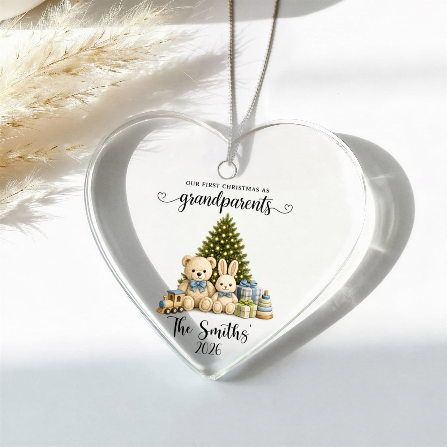 1st Christmas As Grandparents Ornament