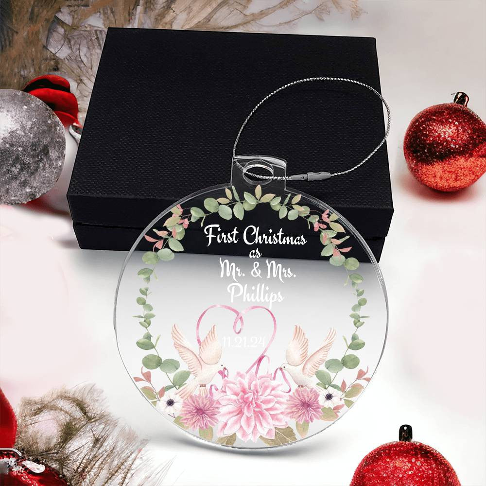First Christmas as Mr & Mrs Ornament-[Heartfelt Family Gift]