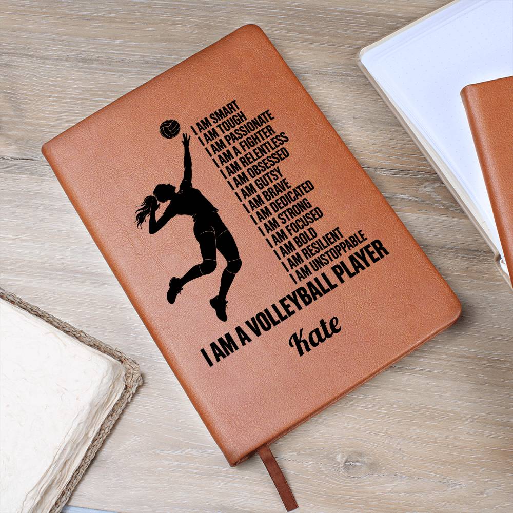 Personalized Volleyball Player Affirmation Journal